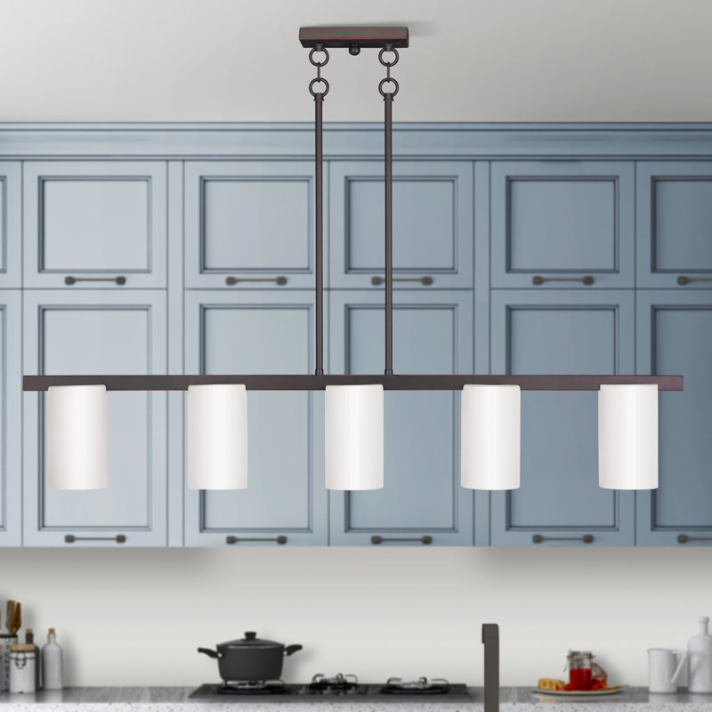 Delvin 5 - Light Pendant, Old Bronze