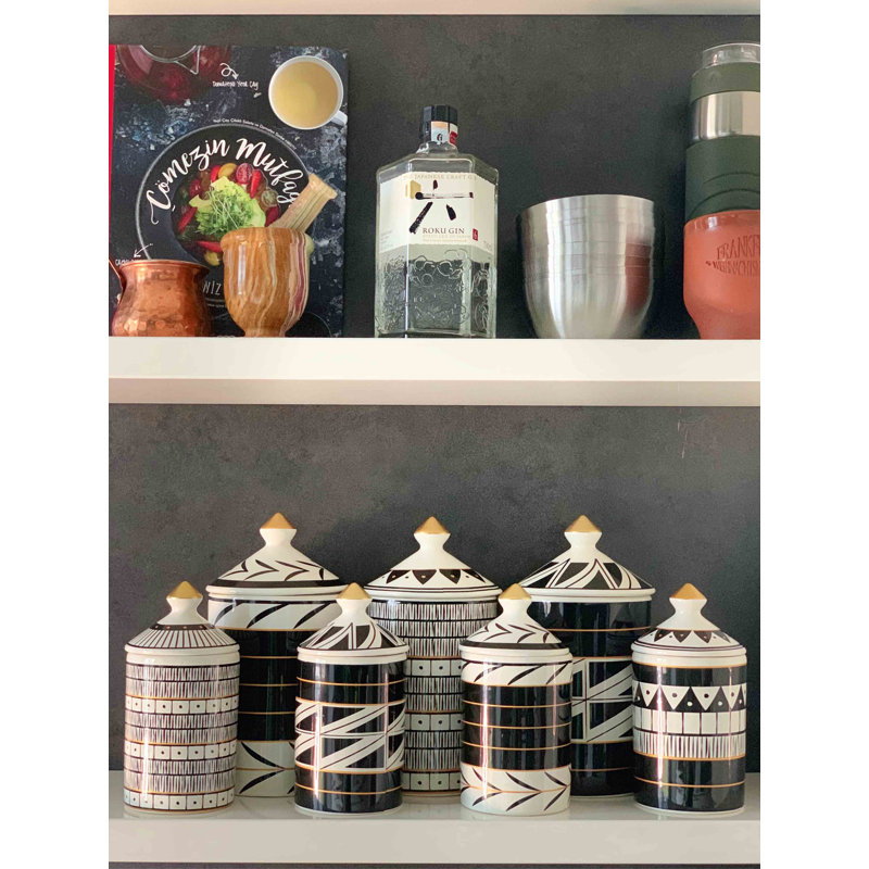 Stoneware Canister - Set of 4
