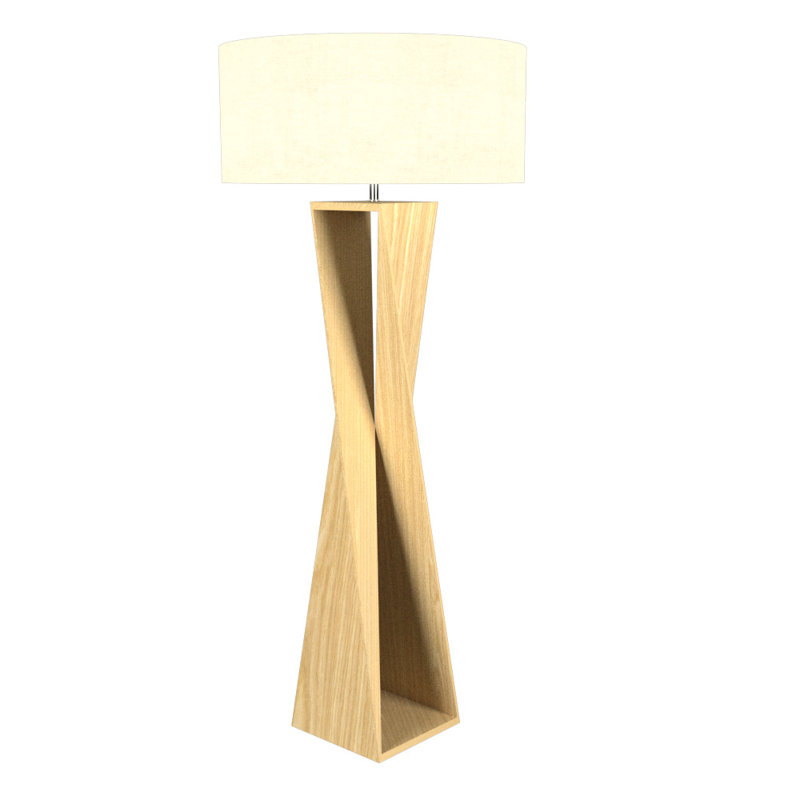 Spin Floor Lamp, Sand