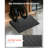 Rubber Threshold Ramp, 2.6\" Rise Threshold Ramp Doorway, 3 Channels Cord Cover Rubber Solid Threshold Ramp, Rubber Angled Entry Rated 2202 Lbs Load Capacity for Wheelchair and Scooter-69855311