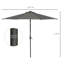 270cm Lighted Tilt Market Parasol-60643820