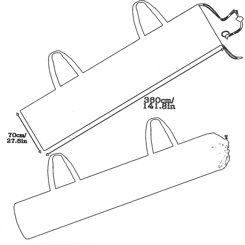 Sac de rangement pour tapis Jumbo