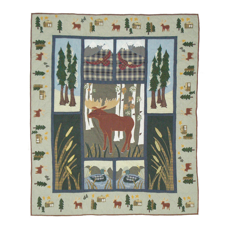 Moose Weighted Throw Blanket