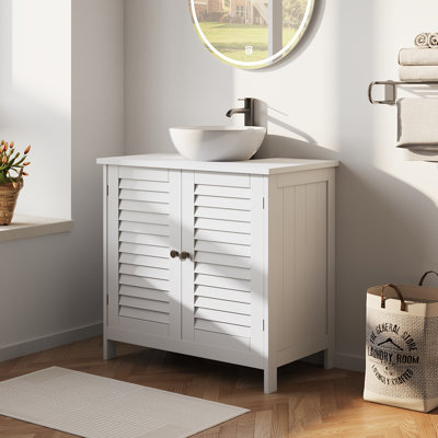 Parthenon Freestanding Bathroom Storage Cabinet