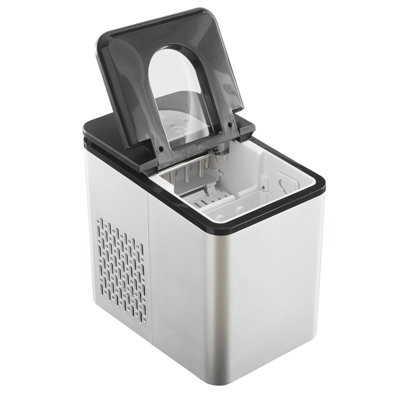 Symple Stuff Eshal Countertop Snow Cone Maker, Chrome