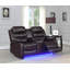 2 Piece Faux Leather Reclining Living Room Set-1545667349-1545667354