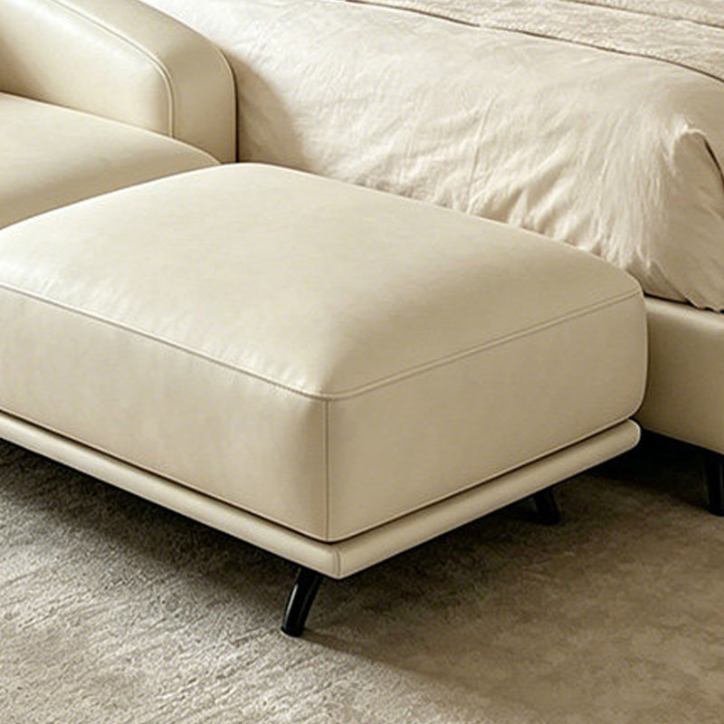 Chaise longue d'intérieur simple en similicuir