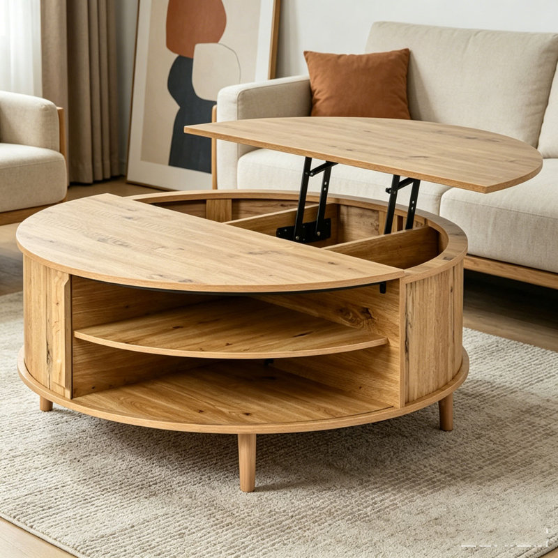 Table basse Minimalist, Acacia Wood