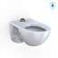 Tornado Flush Commercial Flushometer Wall-Mounted Toilet, Elongated, Cotton White