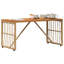 Rectangular Steel Outdoor Coffee Table - 80 cm W 40 cm D