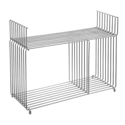 2-Piece Metal Desktop Organizer Rack