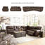 Canapé modulaire inclinable électrique 3 pièces Dunleith-88292989