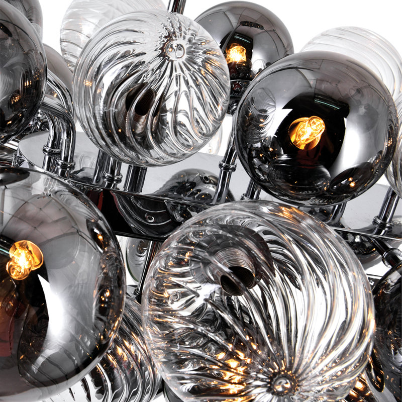 Myrdle 27 - Light Dimmable Globe Chandelier