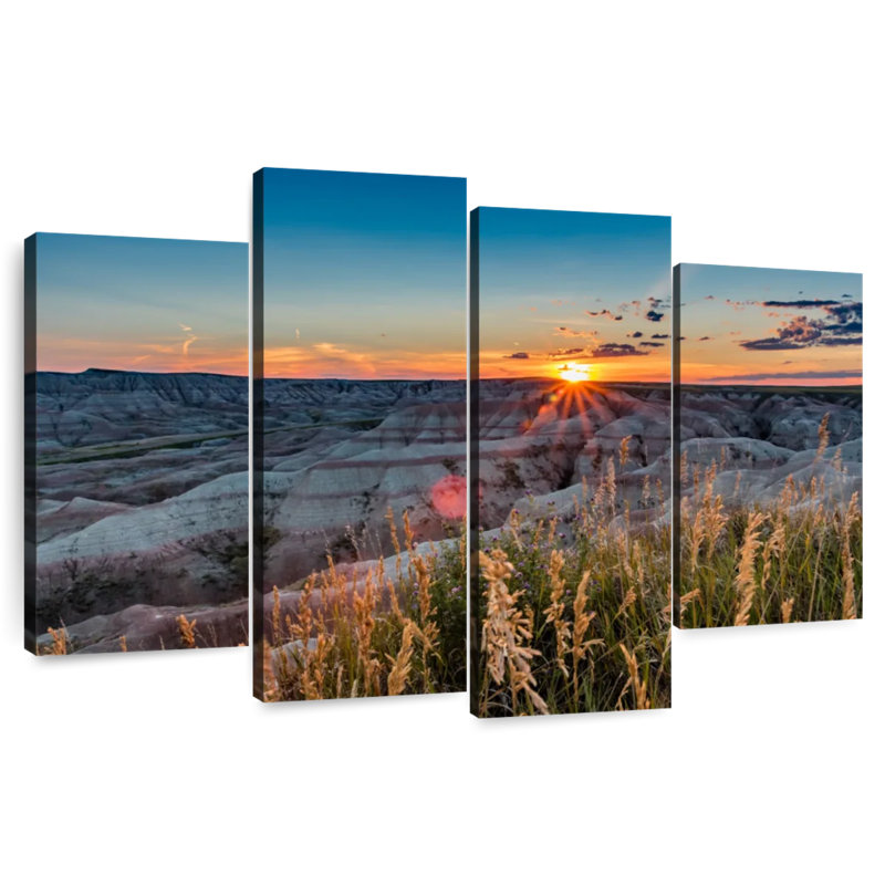 Parc national des Badlands, H 22 po x l 36 po