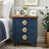 Bleu antique, noyer sélectionné
