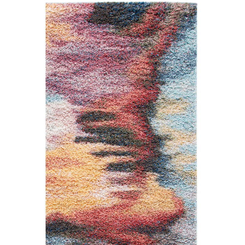 Arax Performance Abstract Rug, Rectangle 4'5" x 6'5"