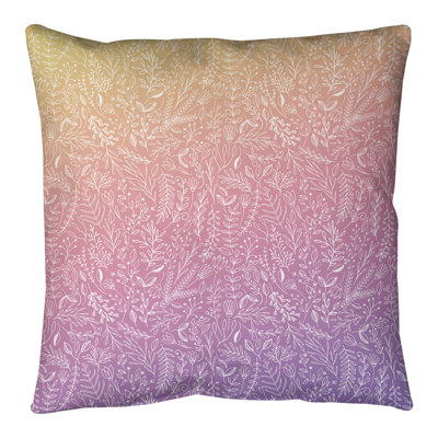 Coussin de sol floral Katelyn Elizabeth Ditsy