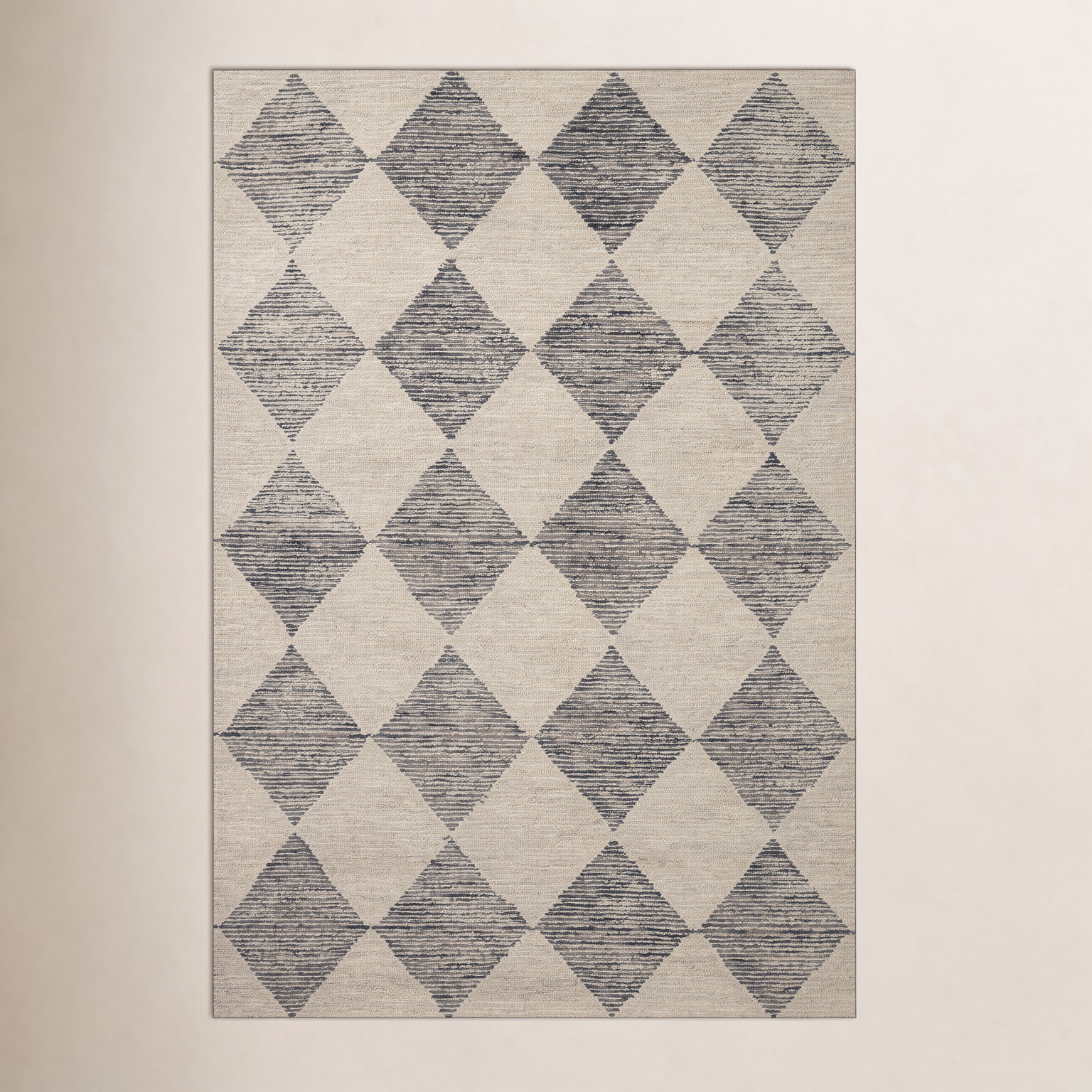 Chris Loves Julia x Loloi Francis Beige Charcoal Rug, Rectangle 2'3" x 3'9"