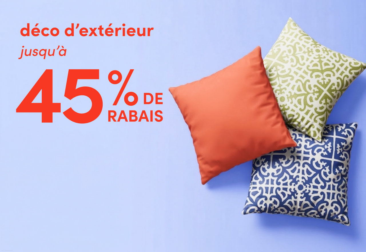 déco d'extérieur en solde
