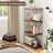 4-Tier Multipurpose Display Rack with Metal Frame