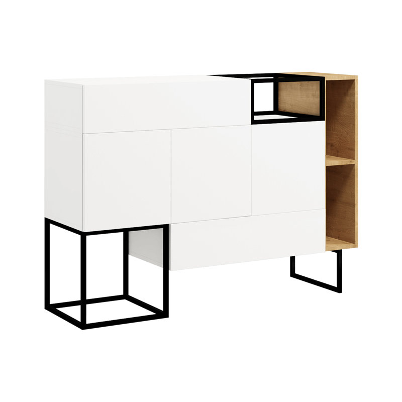 Harmehar 140cm W 2 - Drawer Chest of Drawers