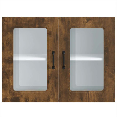 Kitchen Wall Cabinet With Glass Door Kalmar Engineered Wood