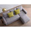 Billups 3 Seater Fabric Sofa & Chaise-1860561579