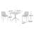 Farrah 2 - Person Patio Dining Set with Square Table-2117594710