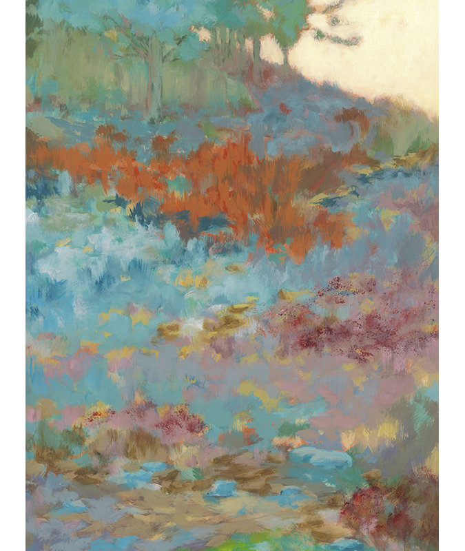 Meditation in the Woods II by Eve Fairwell - Painting Framed Wall Art, Glass Coat