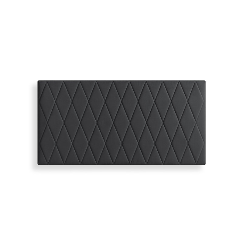 Upholstered Headboard, Small Double (4'), Black