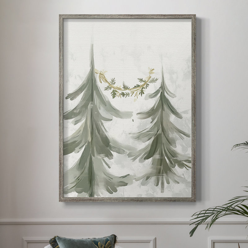«Christmas Holiday Art CDI», reproduction encadrée - bois massif, H 11 po x l 9 po