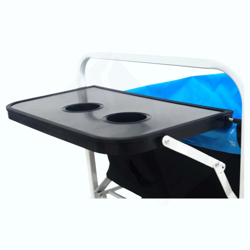 Chariot de plage pliable, White/Black Blue