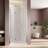 Bifold Swing Double Glass Panel Shower Door 30 In.W X 72 In.H,Adjustable Frameless Shower Door With 1/4 Inch Clear Tempered Glass,Hardwares-111950523