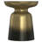 17"W Round Industrial Metal Accent Table with Sculptural Design-1754878929
