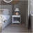 White Nightstand With Open Storage-1373809571