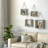 Floating Wall Shelves Set Of 4 - Rustic Wood Cube Display Shelf For Home Decor - Modern Boho Hanging Shelves For Living Room, Bedroom, Office - Sturdy And Versatile Storage Solution-851761440
