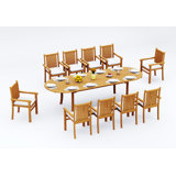 Cahyo Outdoor - Piece Teak Dining Set