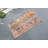 Handwoven Vintage Turkish Oushak Rug with Unique Faded Pattern in Vibrant Orange Tone