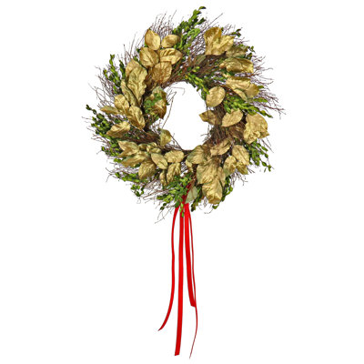 22" Boxwood Holiday Wreath