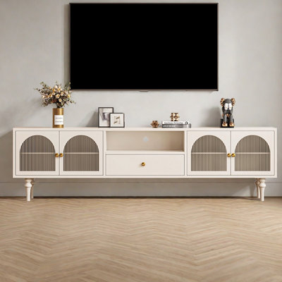French Style Beech Wood TV Stand