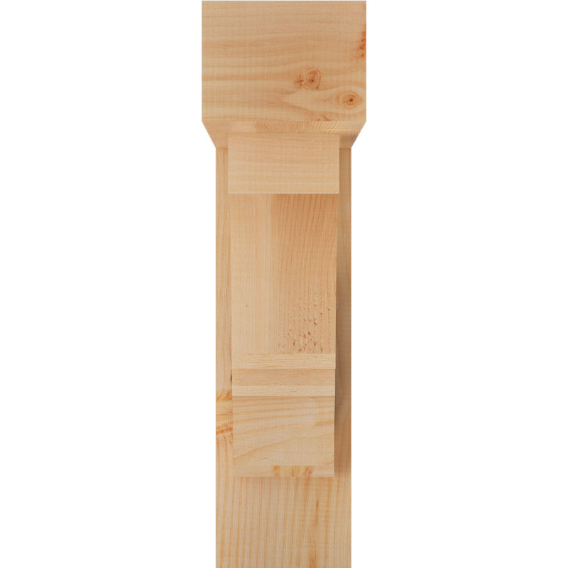 Support de bloc Balboa avec entretoise décalée, 30 x 22, Sapin Douglas de l 7 1/2 (lisse)