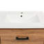 Meuble-lavabo moderne avec lavabo en céramique et 3 tiroirs