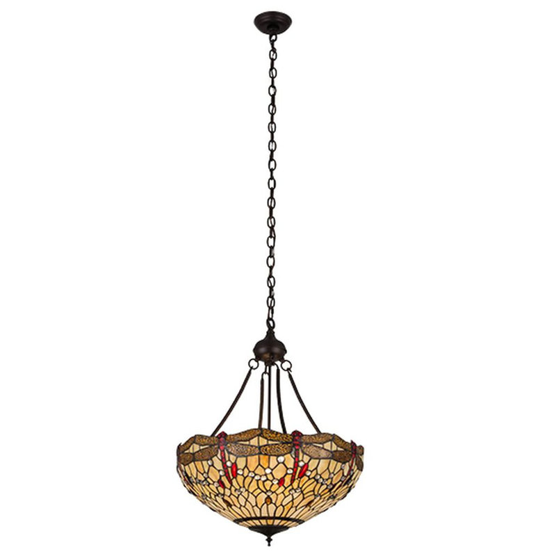 Tiffany Hanginghead Dragonfly 4 - Light Pendant