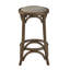 Alcea Upholstered Stool with Solid Wood Frame-473154732
