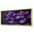 Toile avec cadre flottant or