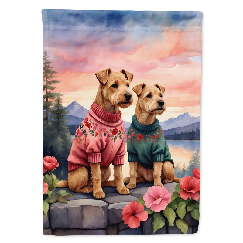 Double Sided 15.5'' H x 11.25'' W Polyester Valentine's Day Garden Flag