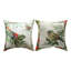 Coussin manuel à motif de jardin manuel et extérieur 12 po x 12 po Climaweave-112946616