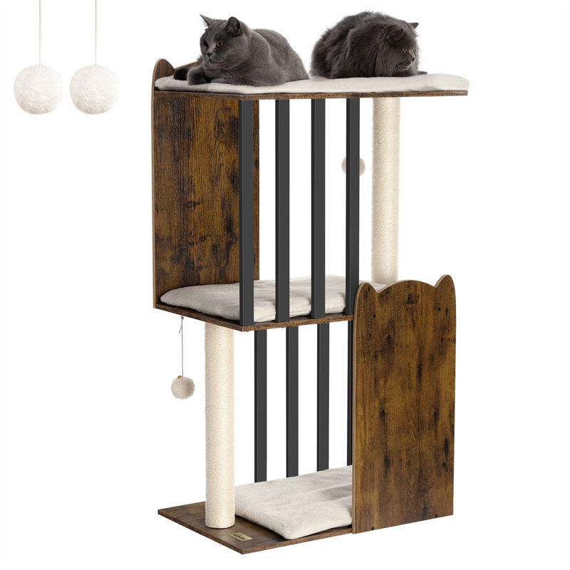 Arbre à chat Fanon, H 43,82 po x l 16,69 po x L 23,58 po