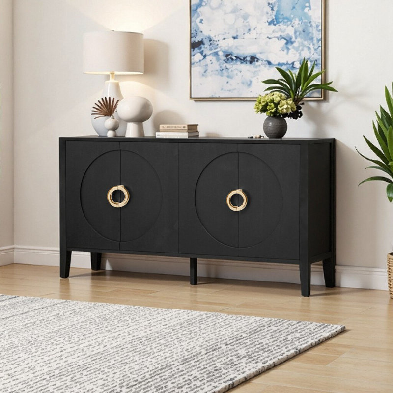 Buffet 59,8 po, Noir