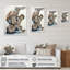 Gardien de but pendant le match de hockey I - Impression sur toile-1729655620-1729655643